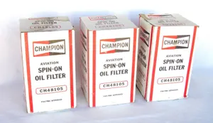 3 NEW CHAMPION CH48105 - OIL FILTER 3 Pack - AVIATION FAA/PMA  3/4-16 / AIR BOAT